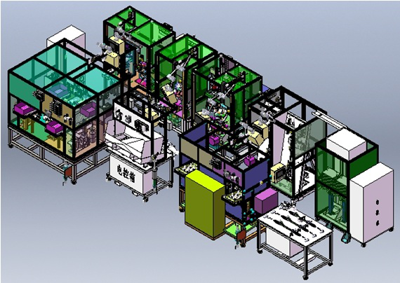 汽車(chē)轉(zhuǎn)向系統(tǒng)總成組裝線